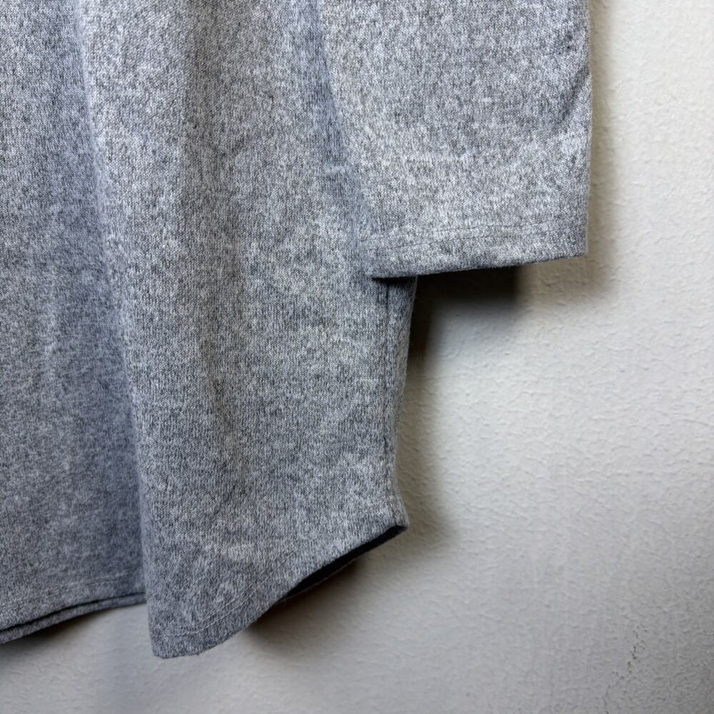 Bobbie Brooks women sweater dress grey large bohemian western romantic cottage - Picture 4 of 13